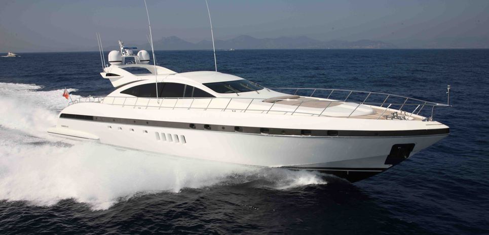 92' Mangusta Charter Yacht