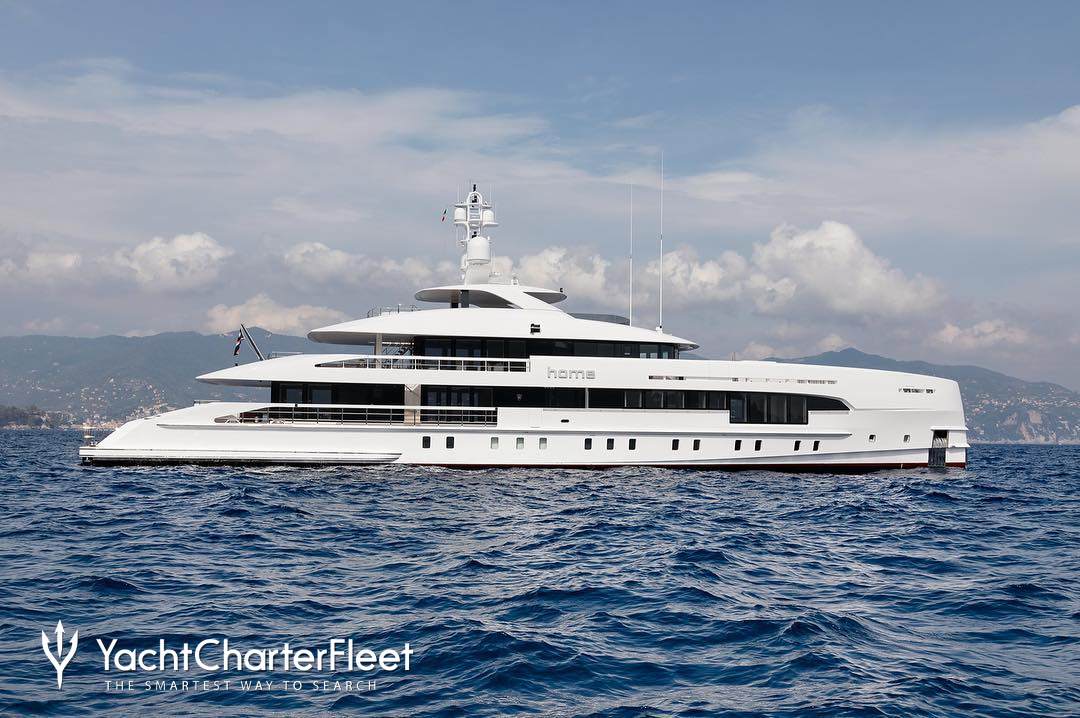 motor yacht home charter cost