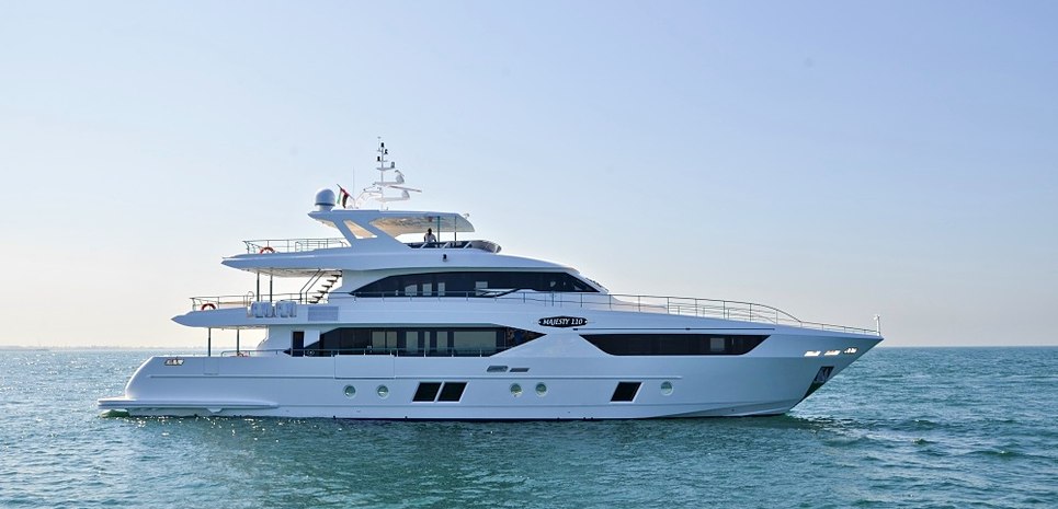 Majesty 110 Charter Yacht