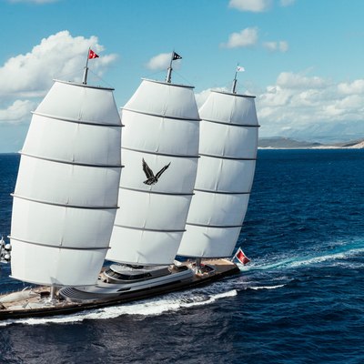 Maltese Falcon Yacht Charter Price Perini Navi Luxury Yacht Charter