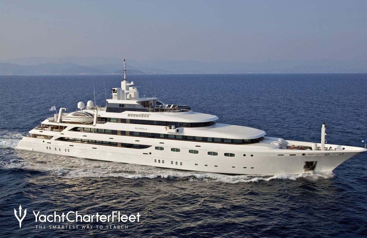 mega yacht charter price