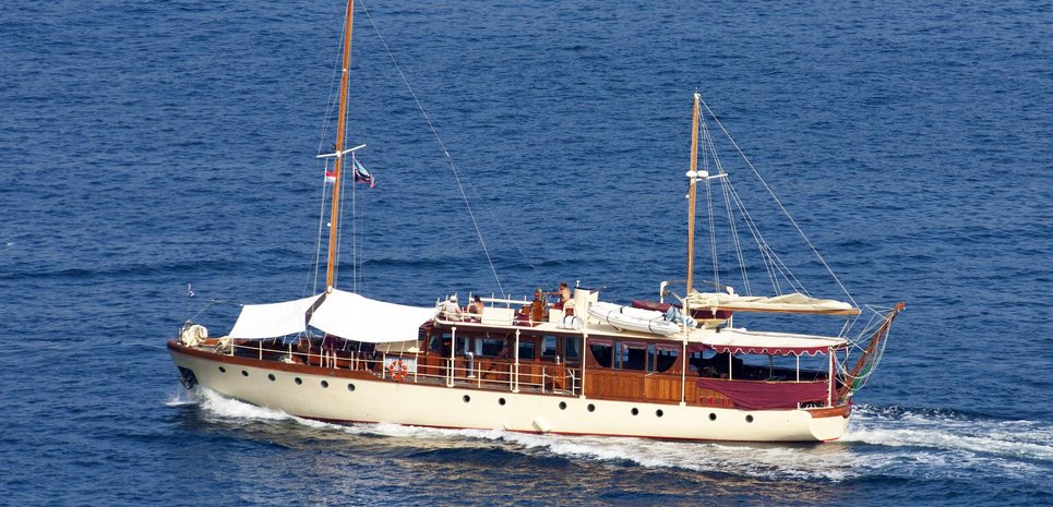 Red Charter Yacht