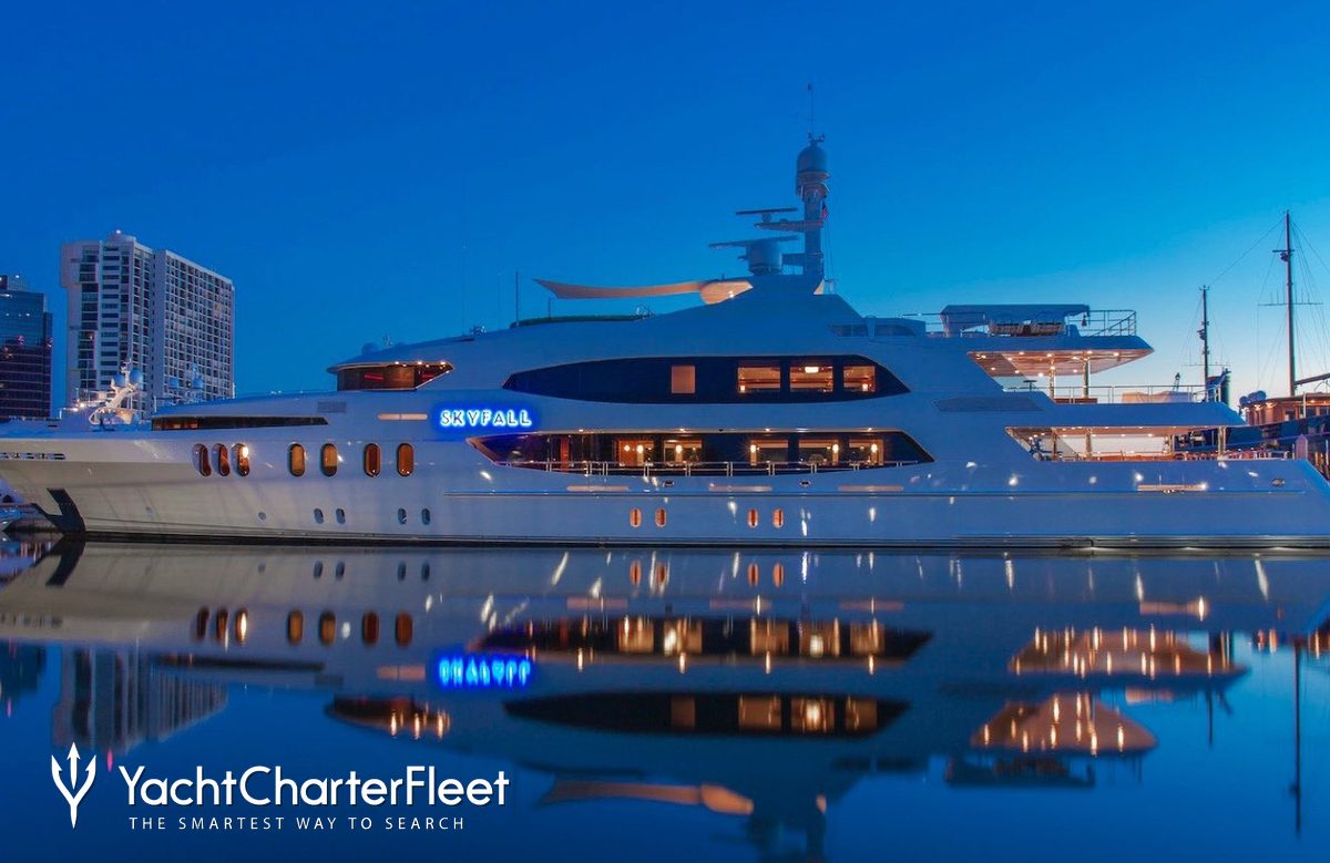skyfall luxury yacht