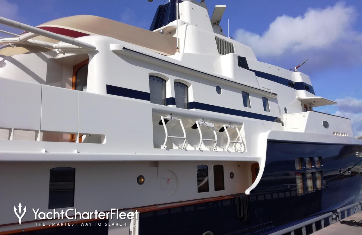steel yacht charter price - pendennis luxury yacht charter