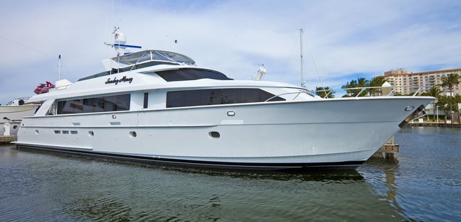 SUNDAY MONEY Yacht Charter Price - Hatteras Luxury Yacht ...