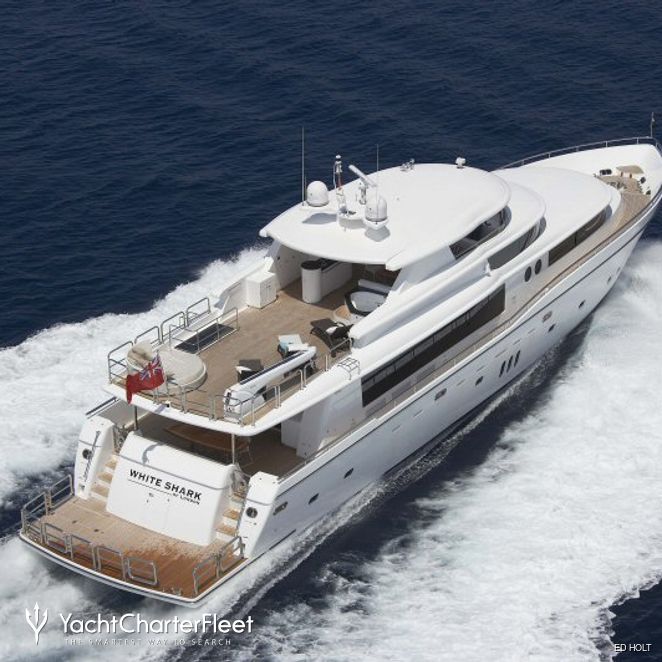 who owns white shark yacht