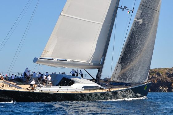 Perini Navi yacht racing at Perini Navi Cup