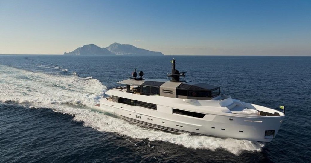 Superyacht M Ocean underway