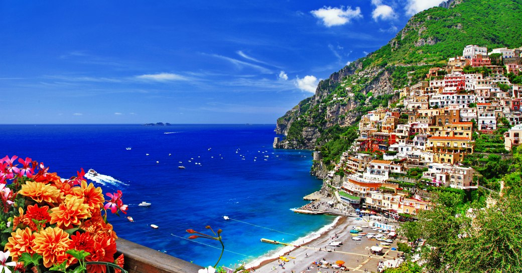 Beautiful Positano on the Amalfi Coast in Italy