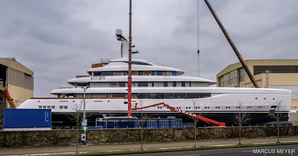 Superyacht ACE 21 in transit