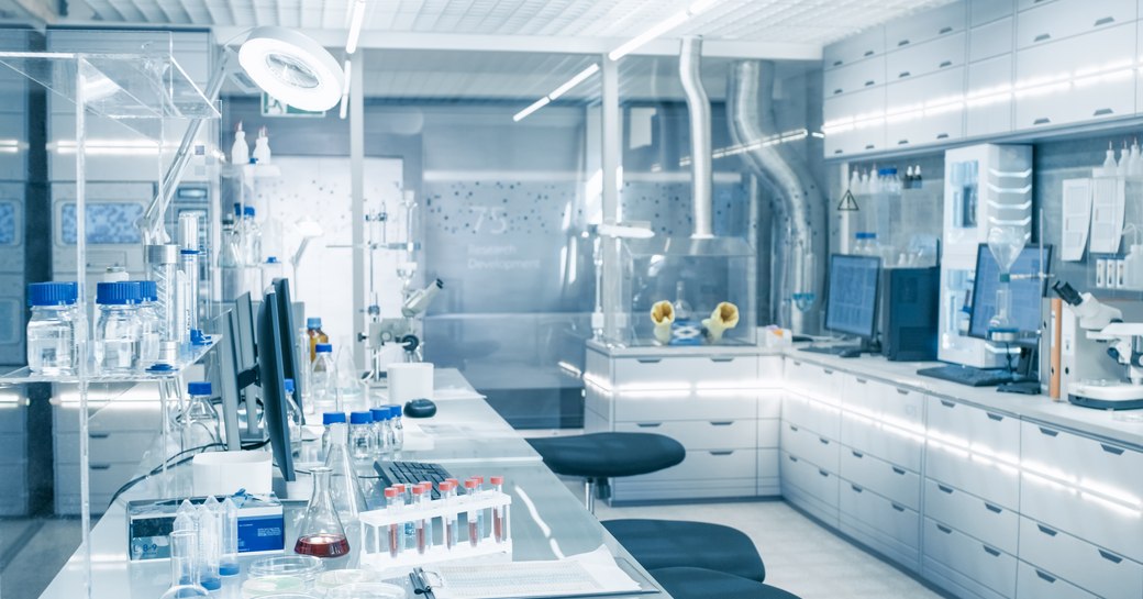 What the laboratory facilities on board REV might look like