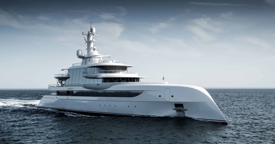 Superyacht EXCELLENCE underway