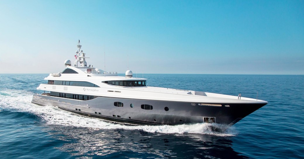 Superyacht TURQUOISE underway