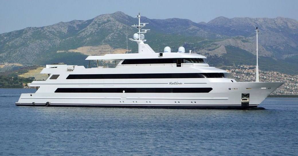 charter yacht KATINA cruising on a yachting vacation