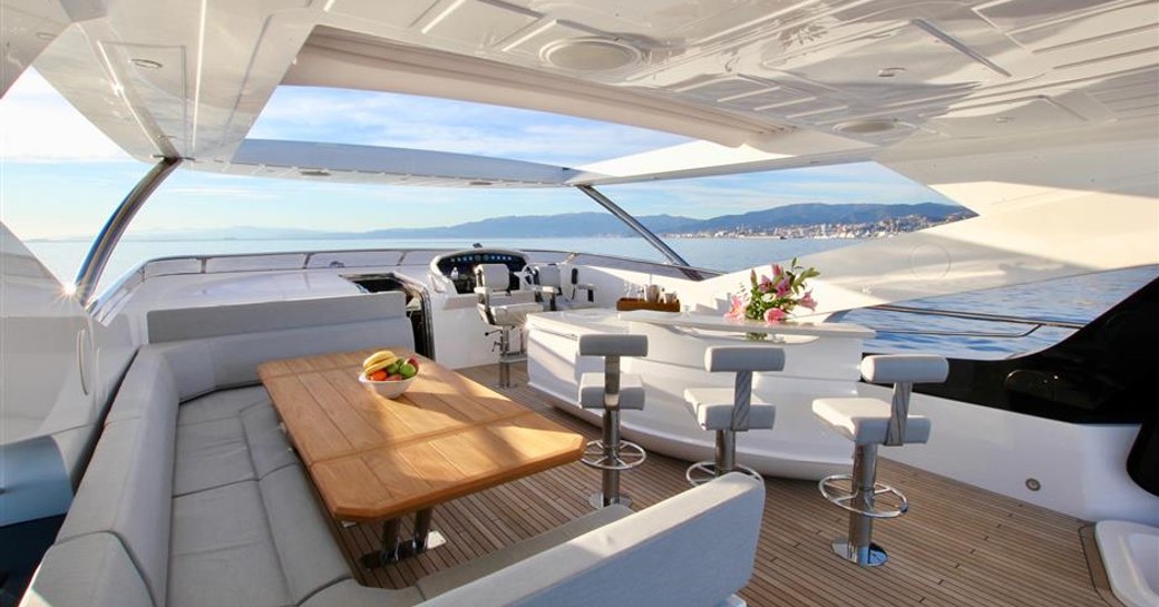 Sundeck on Mr K yacht