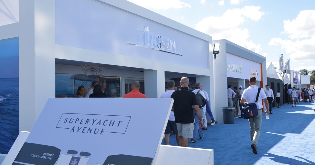 Lurssen and other world-class shipyards exhibiting in the Superyacht Avenue at FLIBS 2018