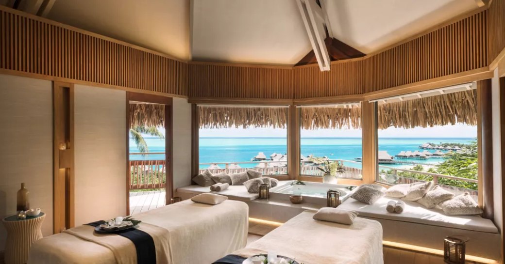 Bora Bora luxury Spa, Hina Spa in the Conrad Bora Bora resort