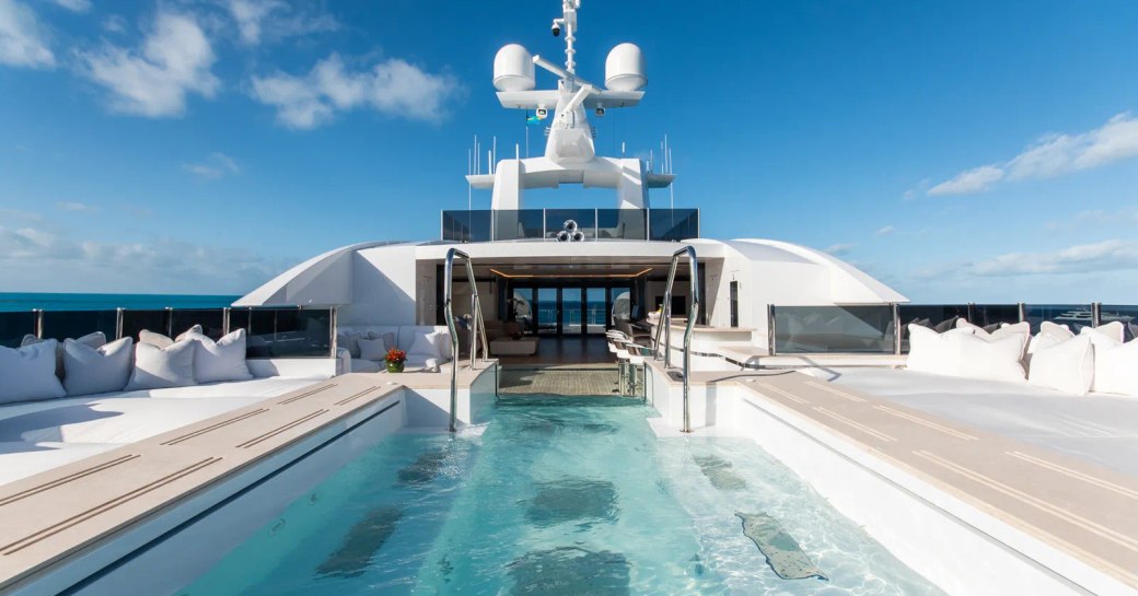 Sundeck Jacuzzi onboard MY North Star