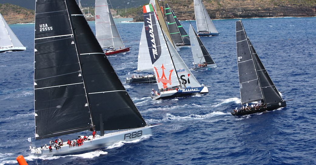 yachts prepare for action at the RORC Caribbean 600 