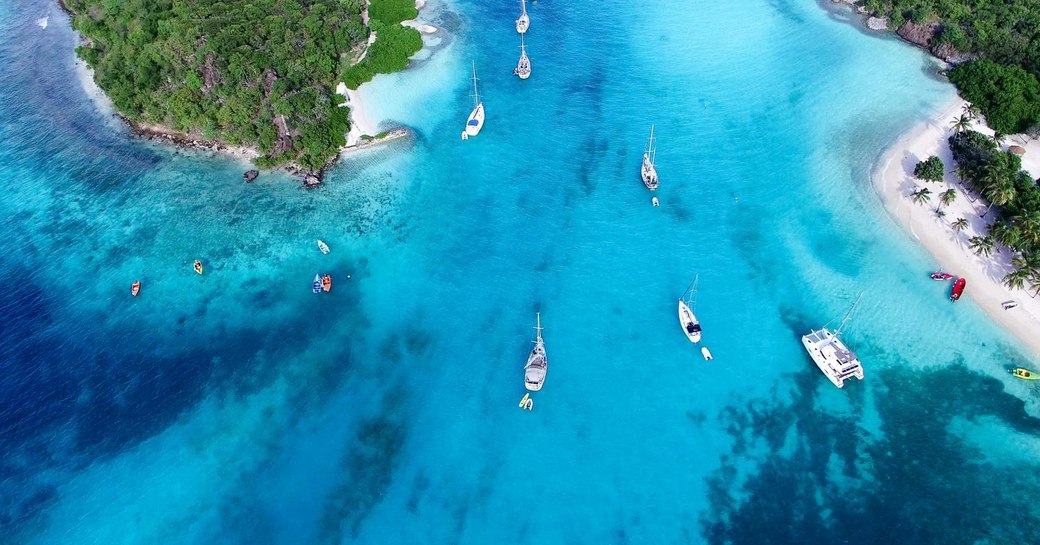 Turquoise waters of Bequia