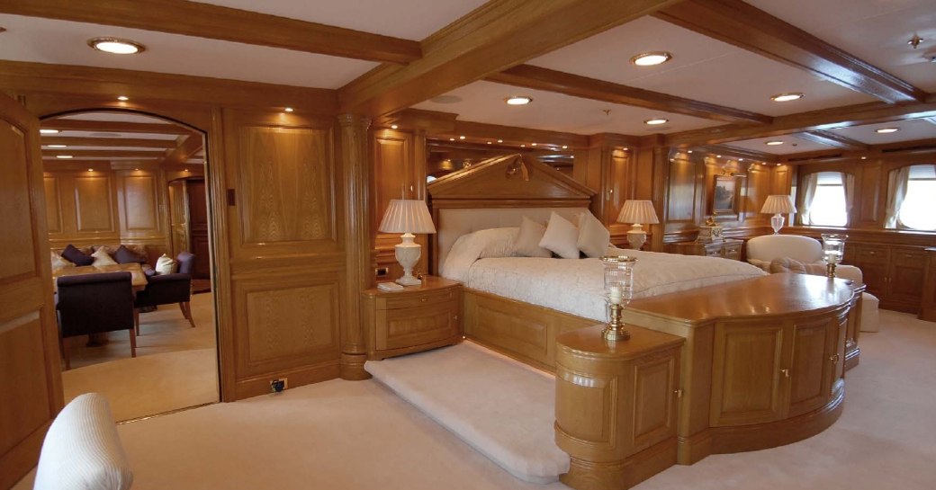 Master stateroom on board NERO