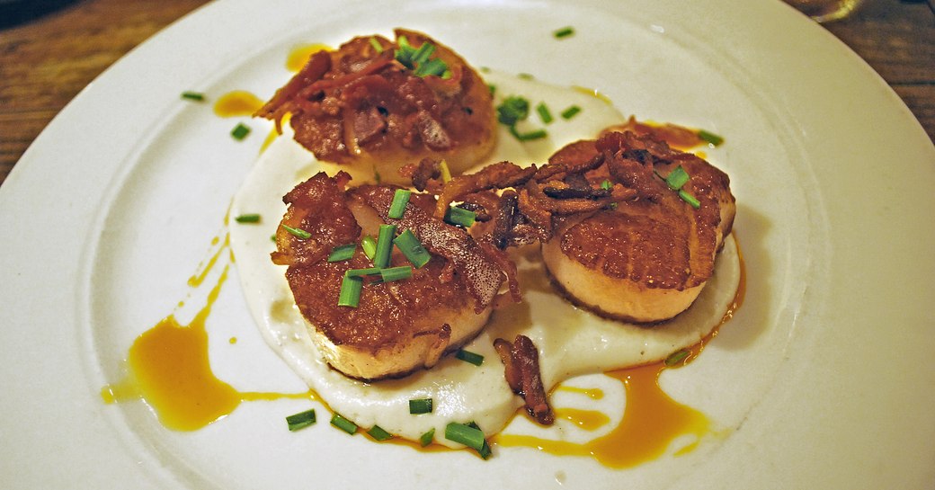 Scallops at La Tapa