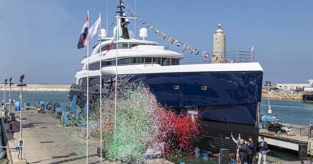 Zazou launch superyacht ZAZOU