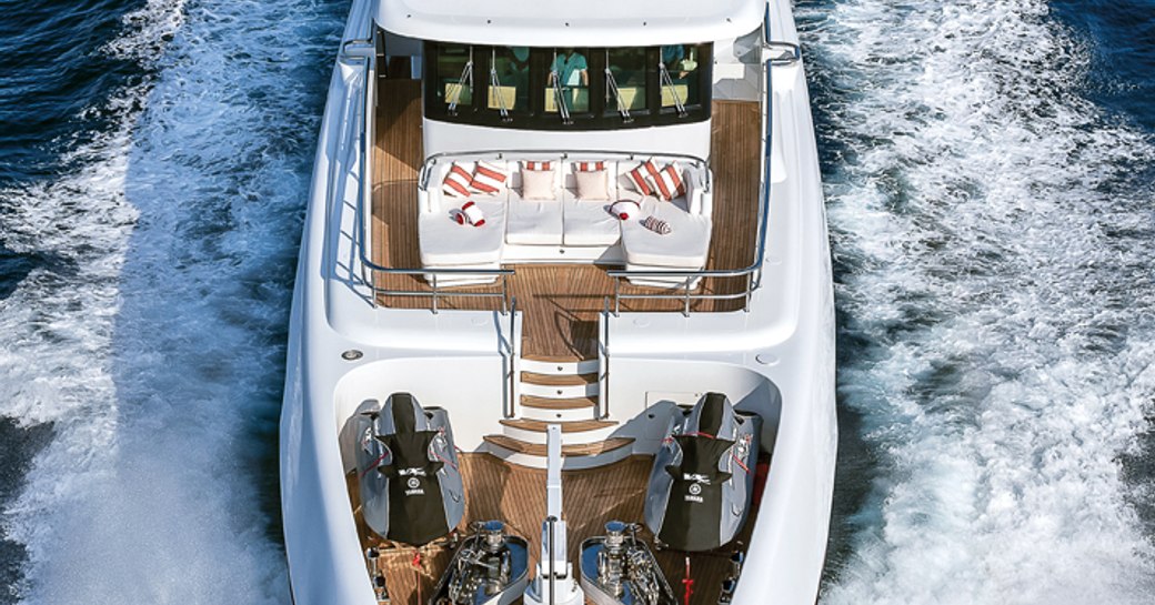 motor yacht audaces upper deck