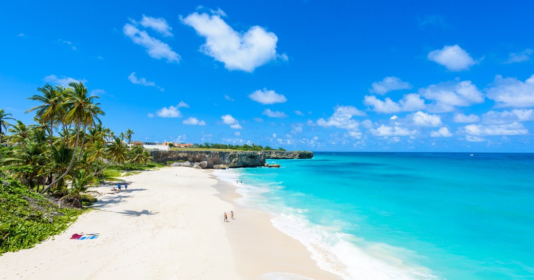 Caribbean beach and sea