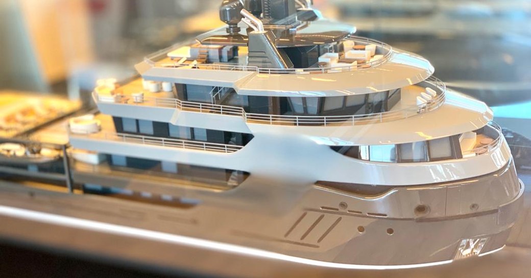 Model of RAGNAR superyacht