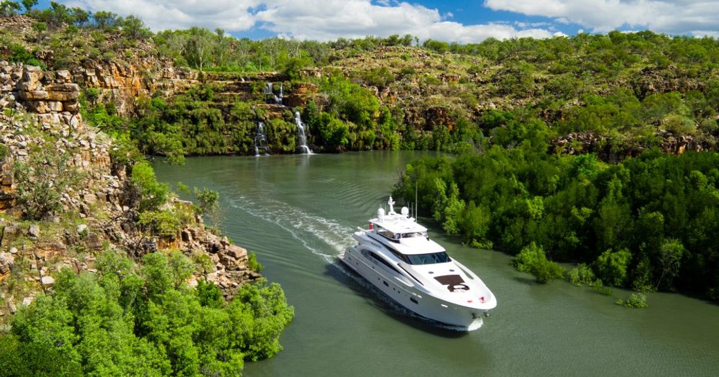 yacht cruising in the Kimberleys, australia