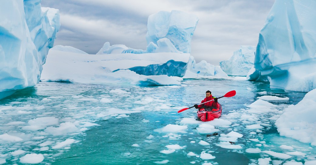 kayaking in Antarctica