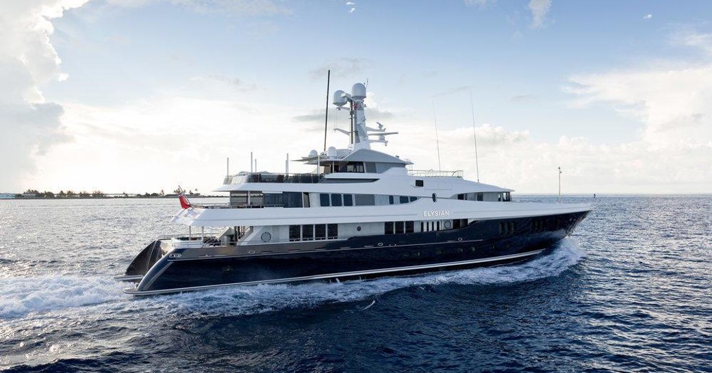 Superyacht ELYSIAN underway