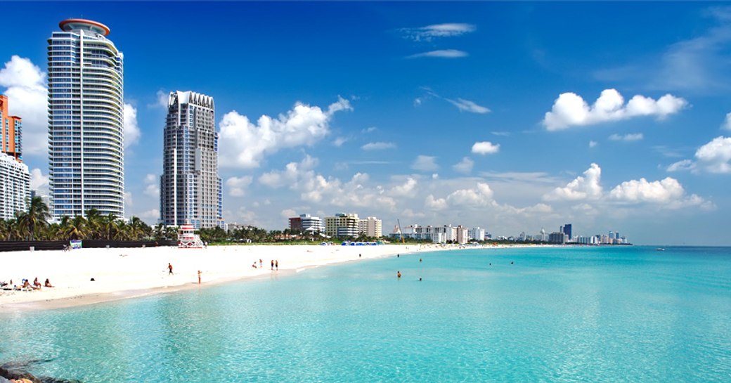 Sunbathing on South Beach