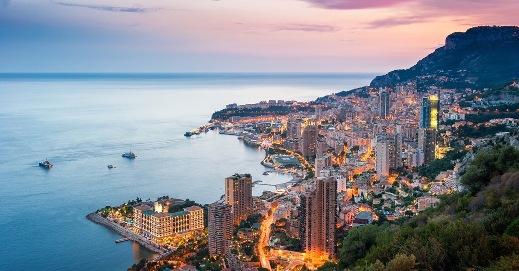 monaco in evening