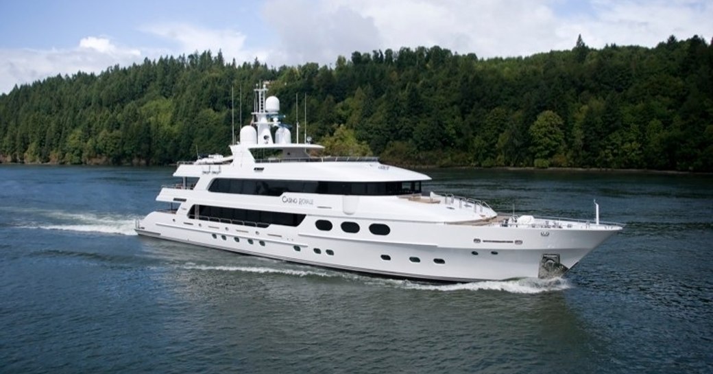 Superyacht Casino Royale underway