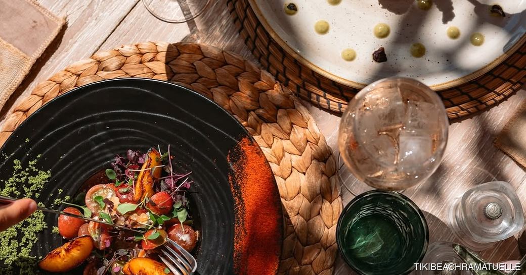 Tiki Beach St Tropez food