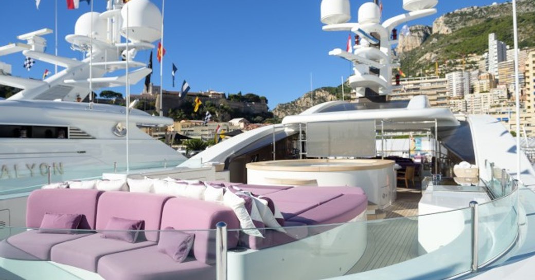 Charter yacht 'St David' at the Monaco Grand Prix