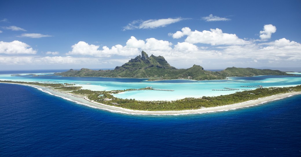 love heart island in tahiti