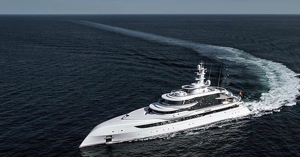 Superyacht EXCELLENCE from Abeking and Rasmussen in the North Sea