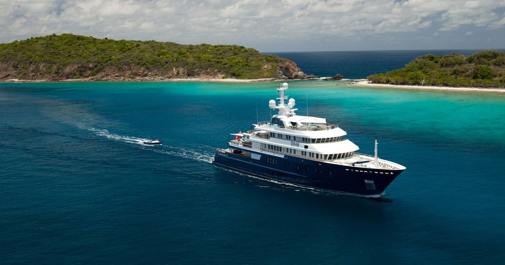 Lurssen superyacht 'Polar Star' cruising in the Mediterranean