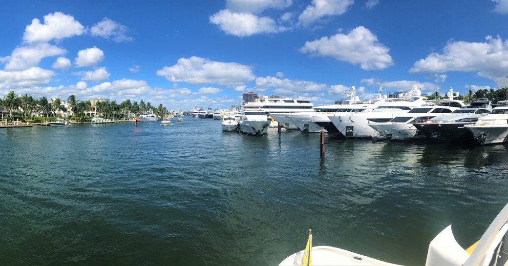 FLIBS 2018 boats on the water