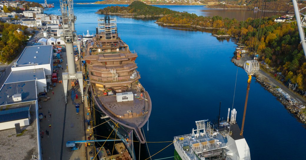 Expedition yacht REV OCEAN in Vard, Norway