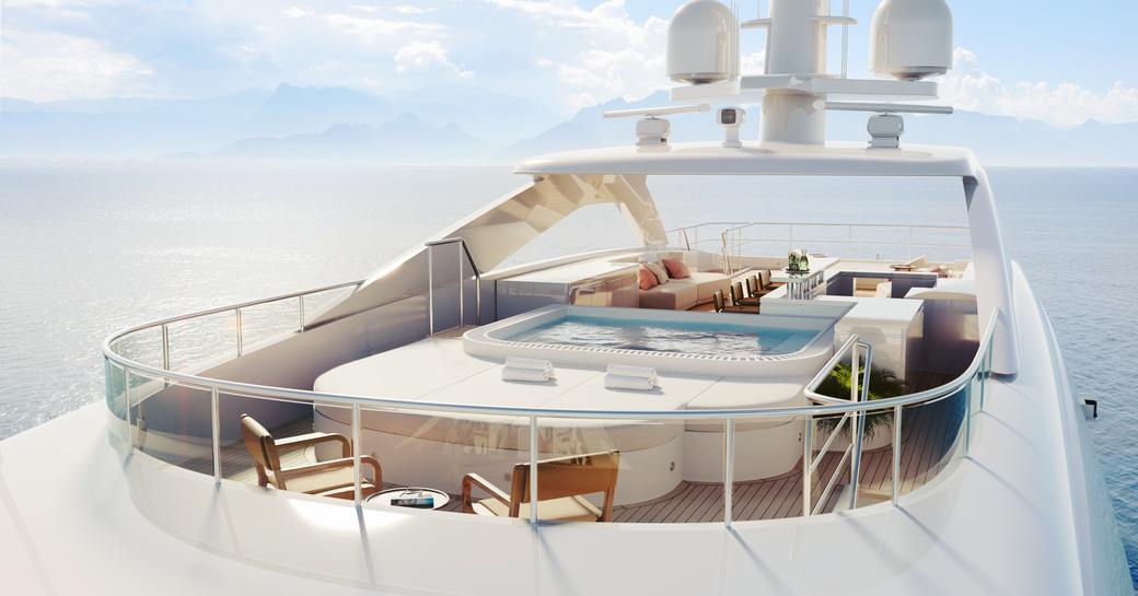 Sun pads onboard charter yacht SOLEMATES