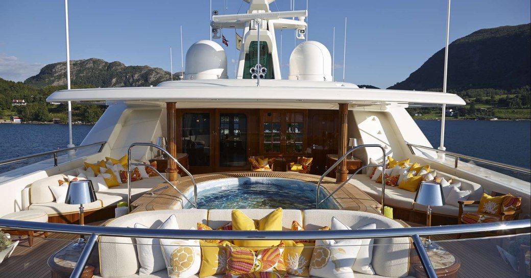 Sundeck on board charter yacht SEA OWL