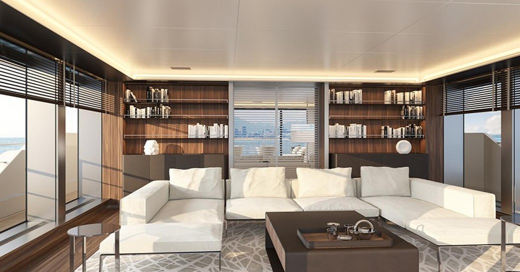 main salon on sanlorenzco yacht drifter world