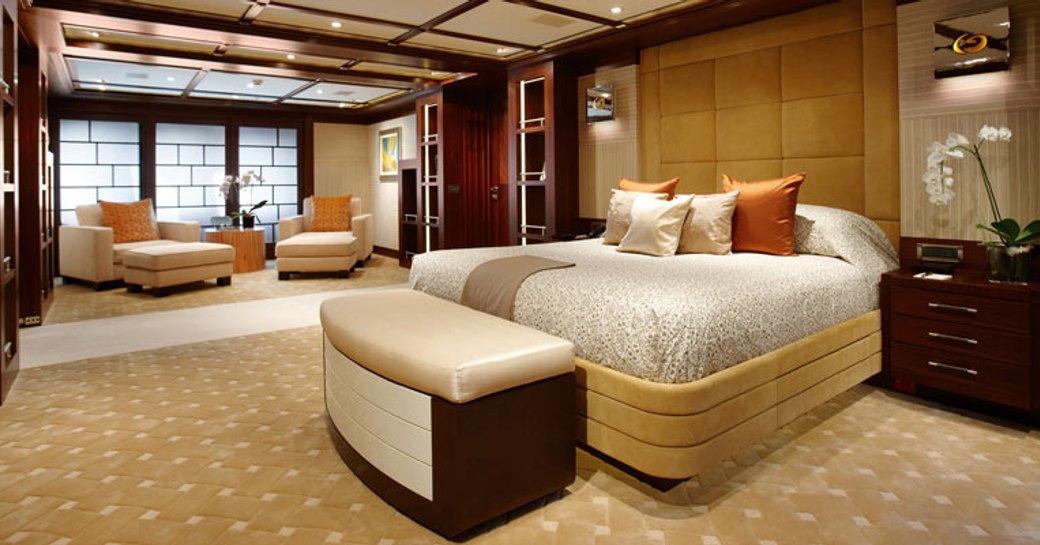 Master can on motor yacht Trident