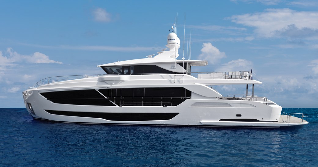 charter yacht impatient IV underway in the Mediterranean 