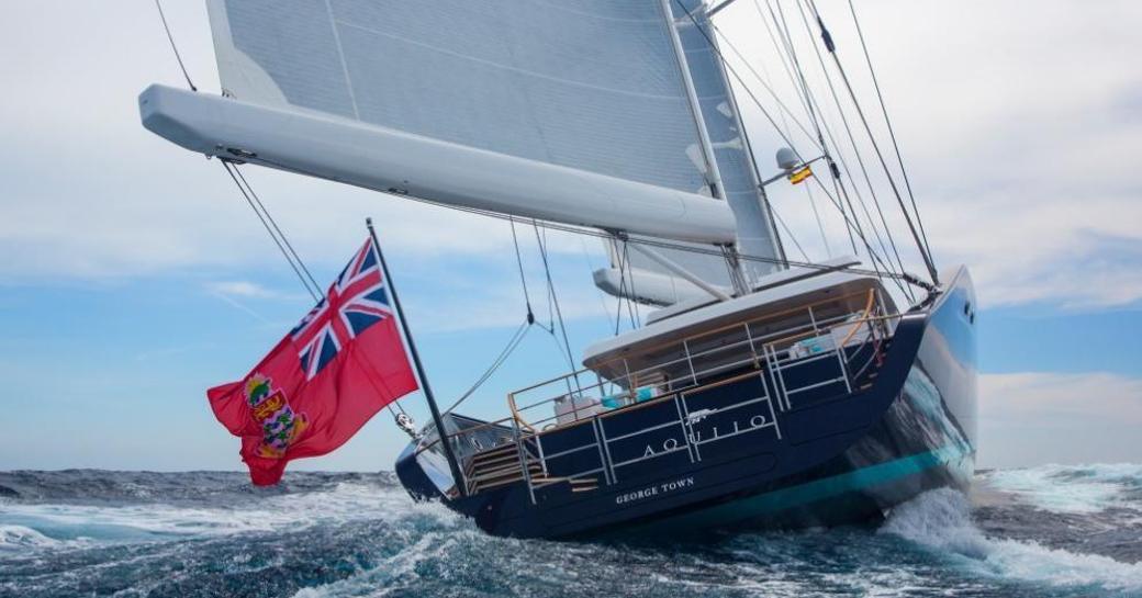 Sailing yacht AQUIJO underway