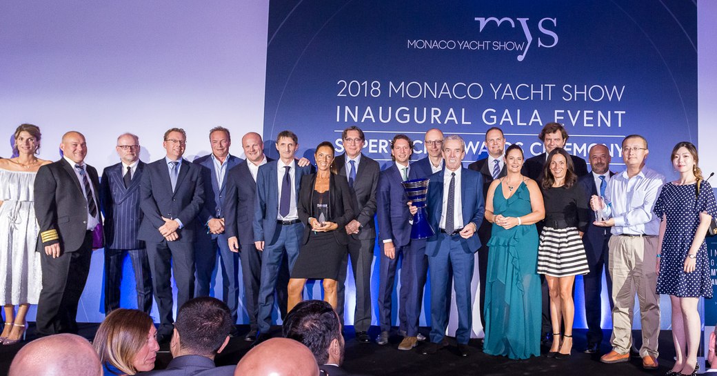 Monaco Yacht Show gala opening awards ceremony 2018